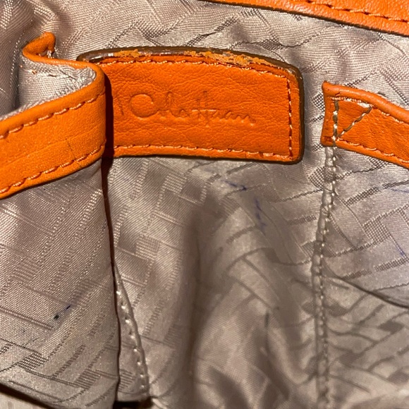 Cole Haan Village Tote. Soft, Orange Leather Bag Perfect For Summer. Beautiful! - Picture 10 of 11